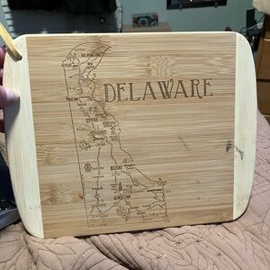 Totally Bamboo, A Slice of Life, Delaware State Serving and Cutting Board